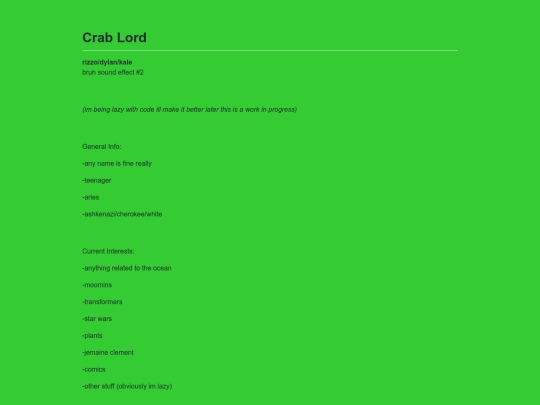 index screenshot