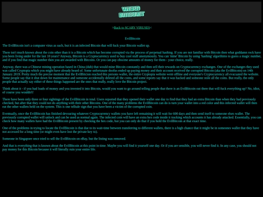 computers/viruses/evilbitcoin screenshot