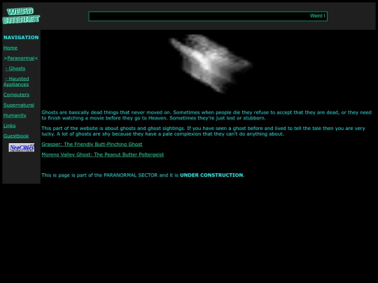 paranormal/ghosts screenshot