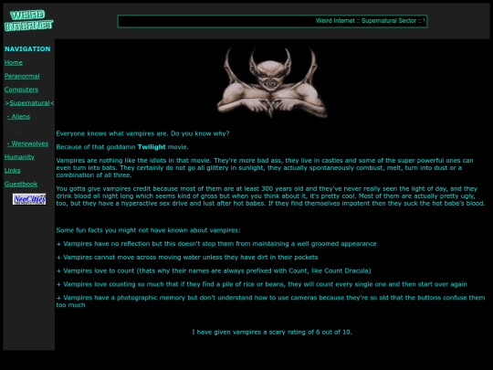 supernatural/vampires screenshot