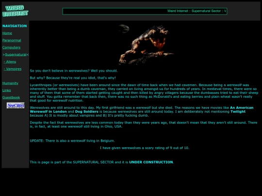 supernatural/werewolves screenshot