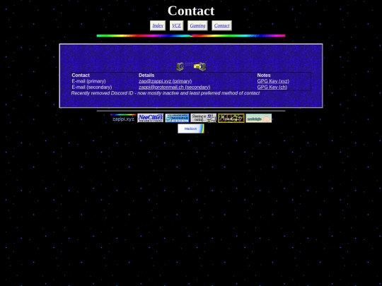 contact screenshot