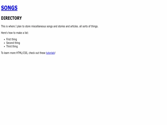 index screenshot