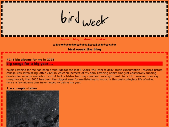 blog screenshot