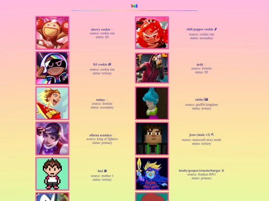 kins/games screenshot