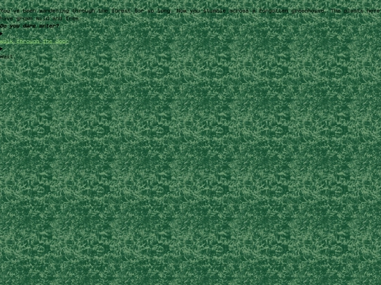 forgottengreenhouse/outside screenshot