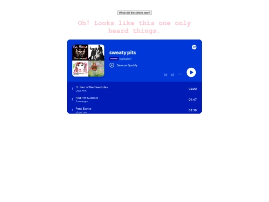 Outlets/music screenshot