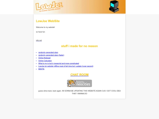 old screenshot