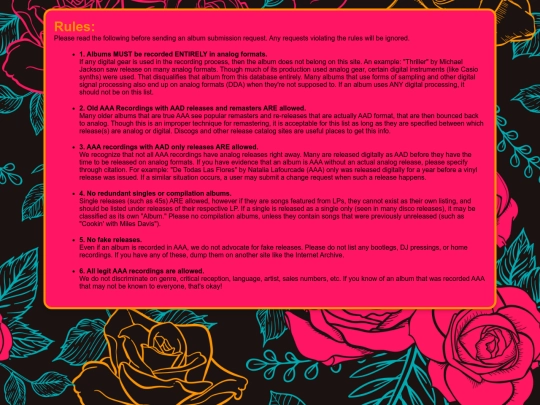 Rules screenshot