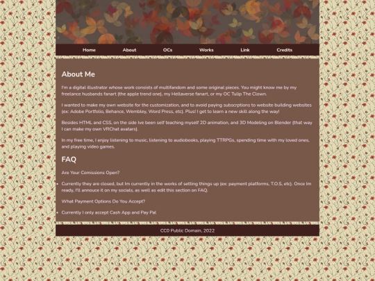 About/about screenshot