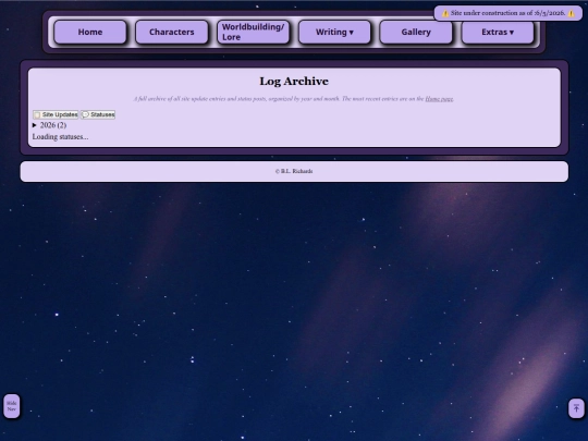 Extras/LogArchive screenshot