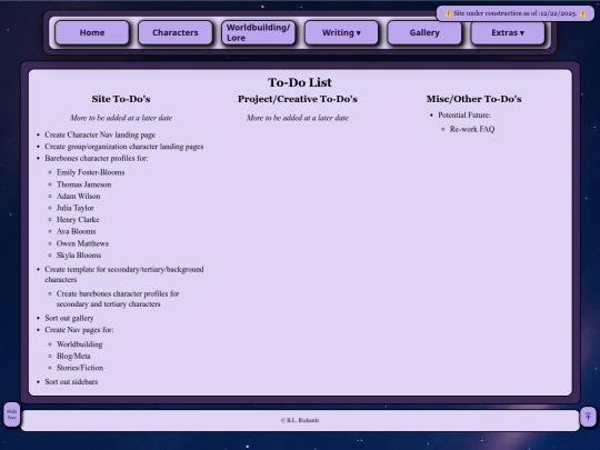 Extras/ToDos screenshot