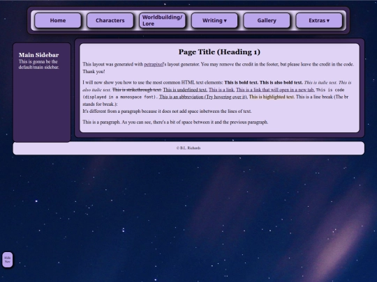 Templates-Tests/Template screenshot