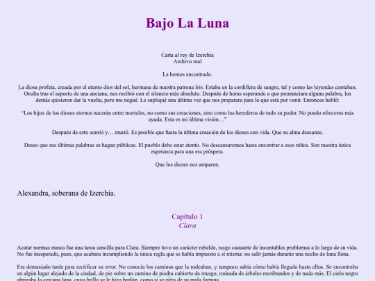 BajoLaLuna screenshot