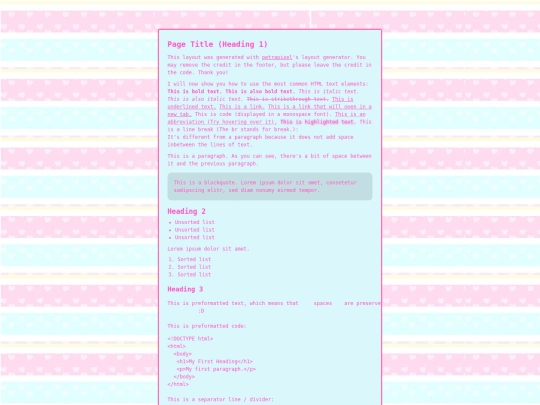 index screenshot
