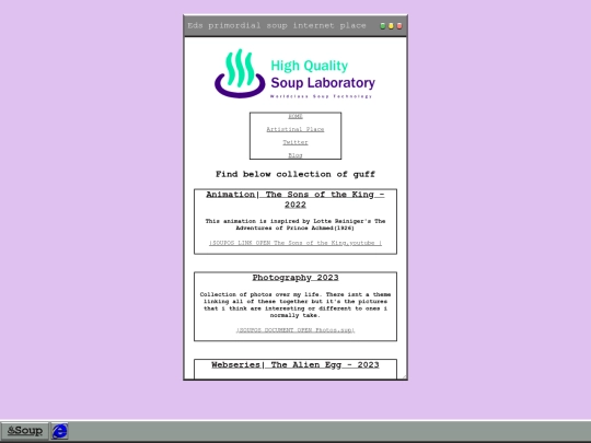 SoupOS screenshot