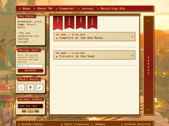 journal screenshot