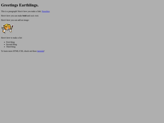 index screenshot