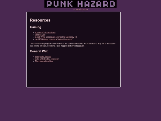 resources screenshot