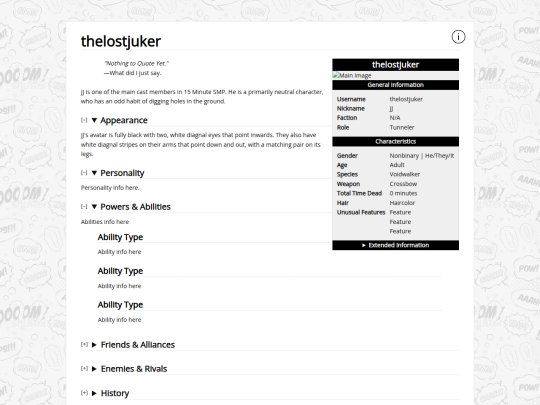 index screenshot