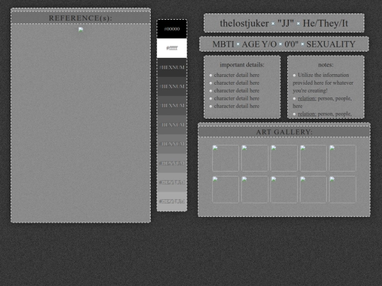 thelostjukerrefsheet screenshot