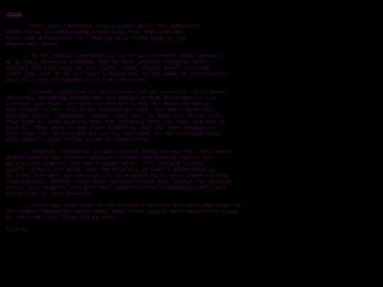 cyberpunktome screenshot