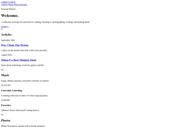 index screenshot