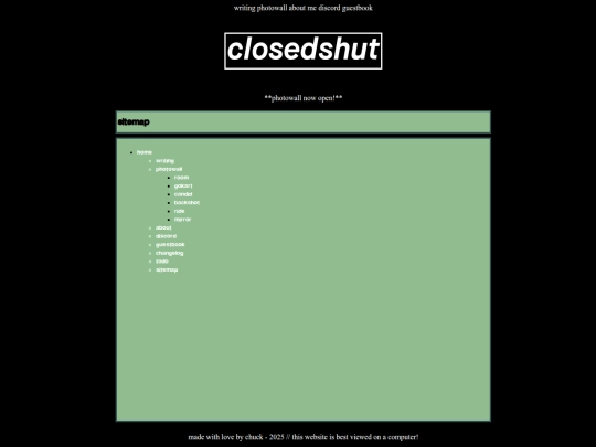 sitemap screenshot