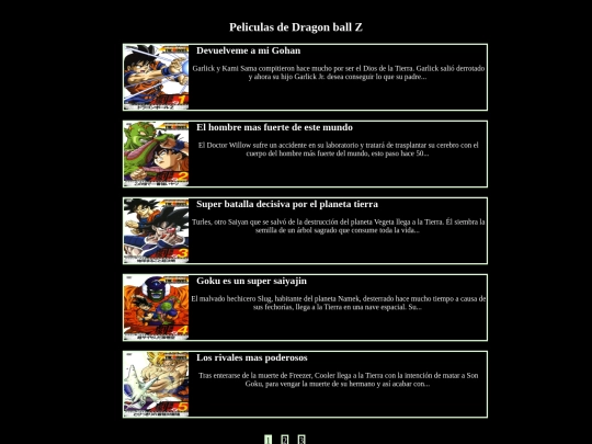 pelidragonballz screenshot