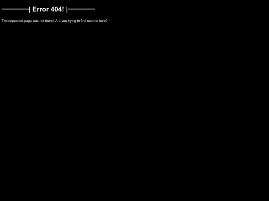 not_found screenshot