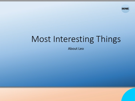 powerpoint/Facts-About-Leo screenshot
