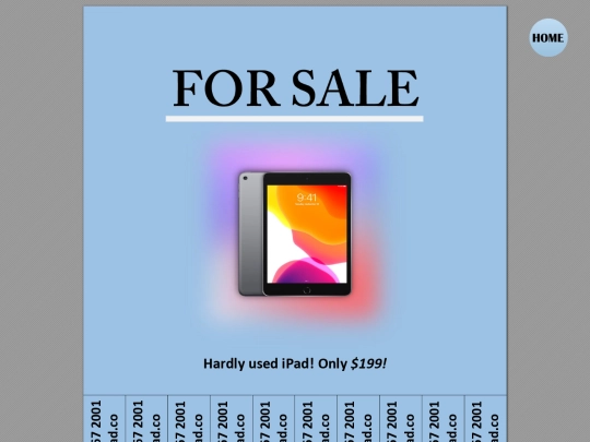 word/iPad_FOR_SALE screenshot