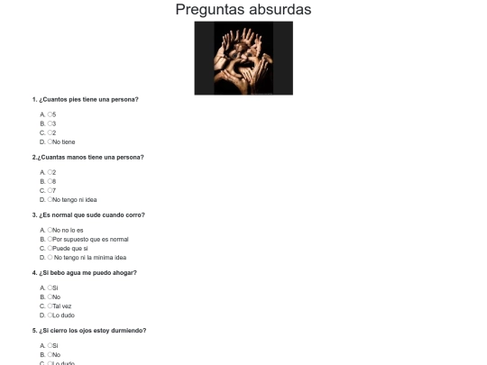 cuestionario/cuestionario2 screenshot
