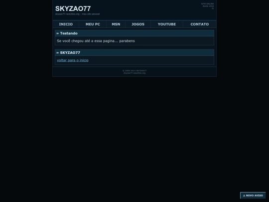teste1 screenshot