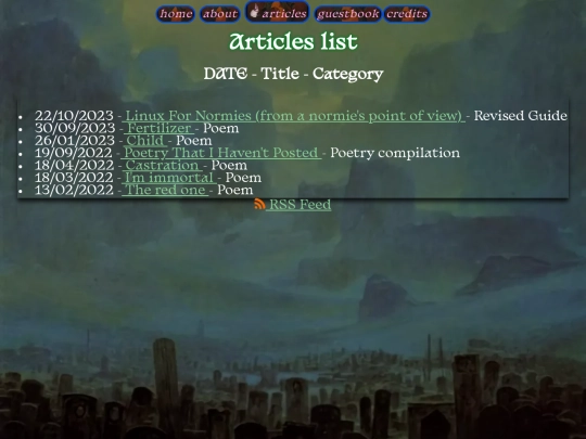 articles screenshot