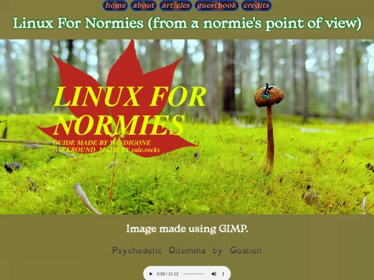 articles/linuxfornormies screenshot