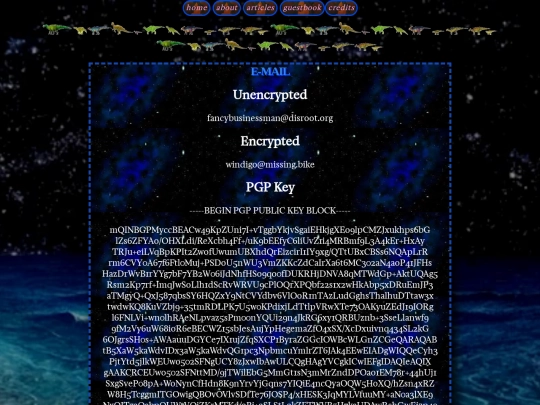 email screenshot