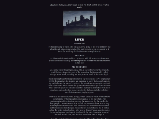 lifer screenshot