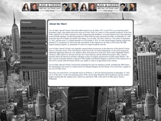 SVU/About screenshot