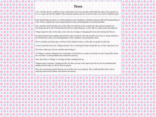 writing/stories/trees screenshot