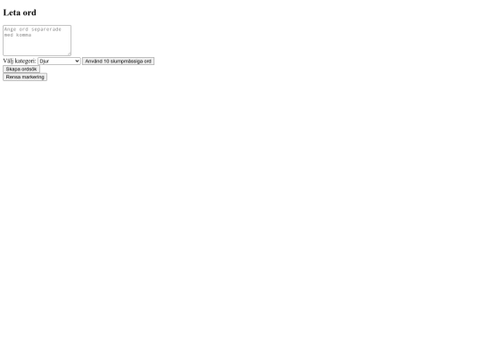 LetaOrd screenshot