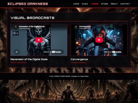 videos screenshot