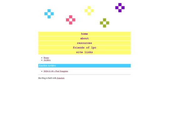 blog/archive screenshot