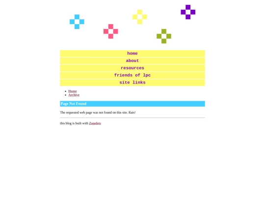 blog/not_found screenshot