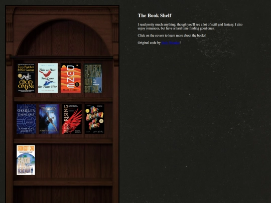 library/bookshelf screenshot