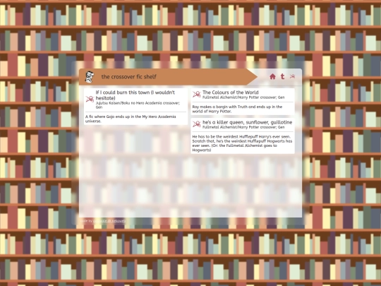 library/fanfic/crossover-shelf screenshot