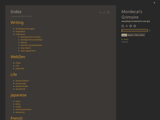 wizardry/knowledge screenshot