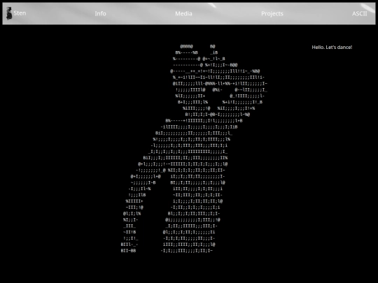 ascii screenshot
