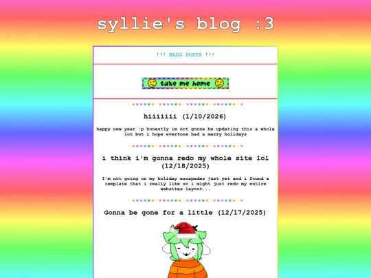 blog screenshot