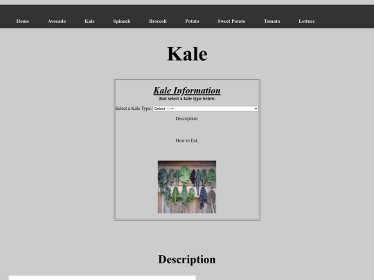 Kale screenshot